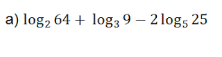 definicion de logaritmo ejercicios resueltos