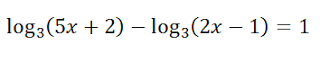 ecuaciones logaritmicas resueltas