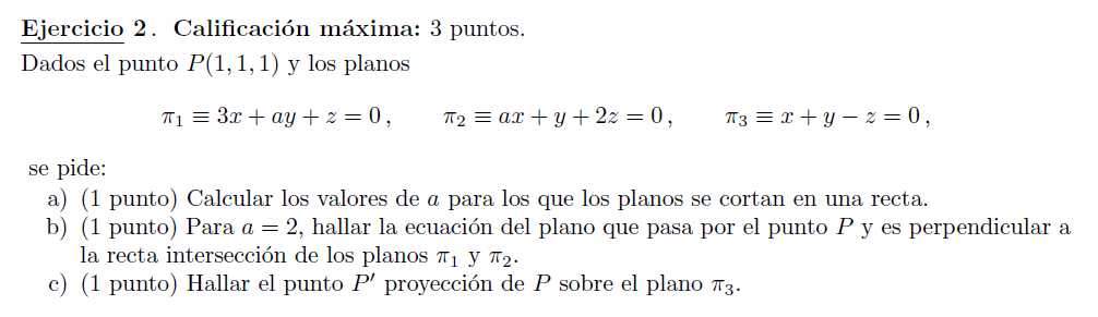 Selectividad PAU Madrid matemáticas modelo 2014 