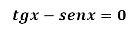 ecuaciones trigonométricas resueltas
tgx-senx=0