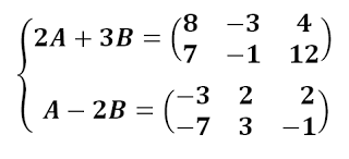 Sistemas de ecuaciones con matrices