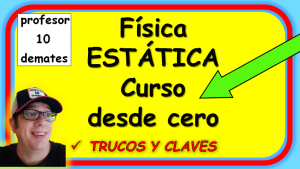 ESTÁTICA calculo de tensiones de cuerdas física y química 1 bachillerato